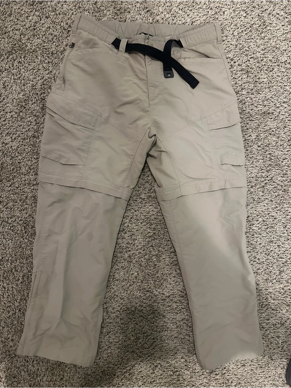 The North Face Men's Zip-Off Tan Cargo Pants